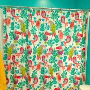 Parakeet Shower Curtain
